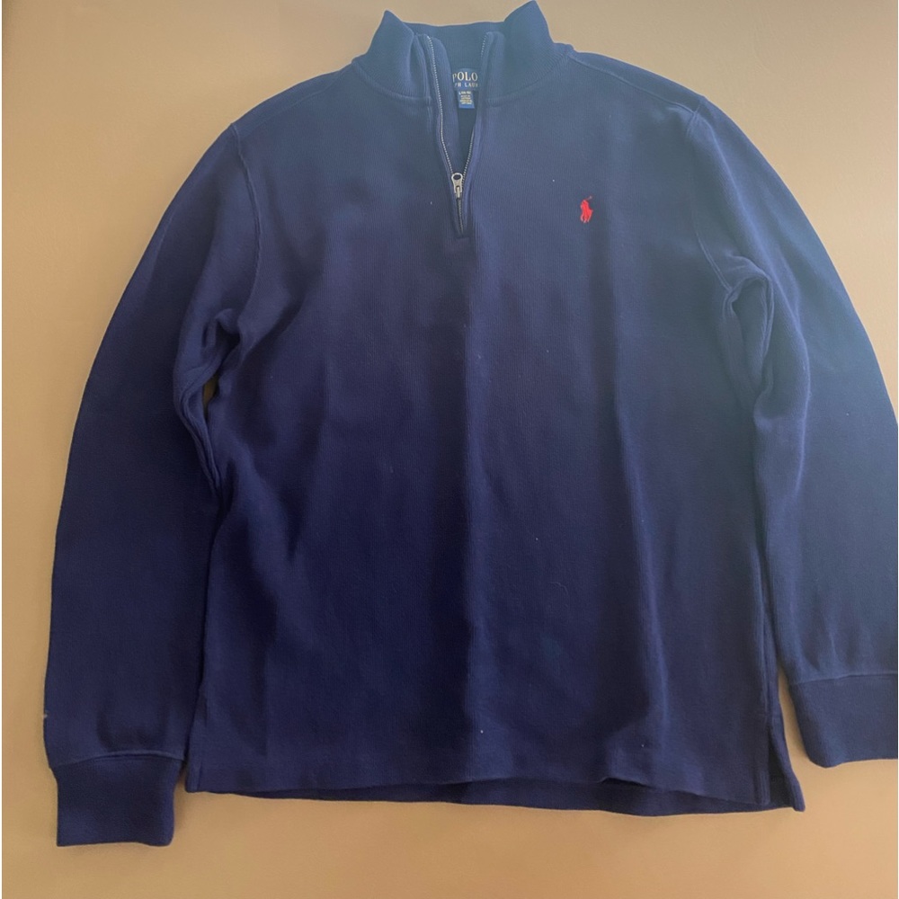 Polo Ralph Lauren boys navy quarter zip